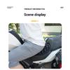 SEAMETAL Motorcycles Seat Cover Cushion Black EVA Foam Soft Comfortable Seat Cushion Universal for Motorbike Electric Bike