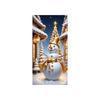 Christmas Door Decoration Festival Party Background Decoration Santa Decoration Tapestry