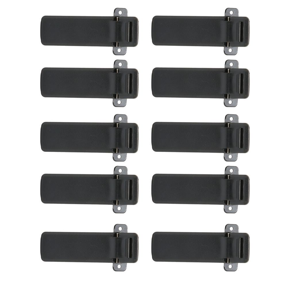10pcs Radio Belt Clip Replacement Walkie Talkie Belt Clip for Baofeng UV 5R UV 5RA UV 5RB UV 5RC UV 5RD UV 5RE