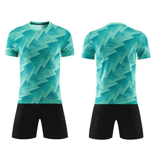 Erwachsene Kinder Fußball Jersey Anpassen Fußball Uniformen Shirts Männer Futsal Sportwear Kit Frauen Fußball Trainingsanzug Sport Anzug Kleidung