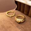 Mid ancient style tiger eye stone niche unique retro high-end exquisite ring