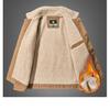 Men's Fall and Winter Large Size Outdoor Standing Collar Jacket Button Warm Thickened Jacket Loose Jacket