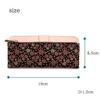 Inden-ya Inden Long Wallet, Kaguwa Rose Design, Traditional Craftsmanship, Koshu Inden Deer Leather, Lacquered, Original Brand (No. 8402)