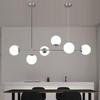 Modern Glass Ball Ceiling Chandelier for Table Dining Living Room Kitchen Island Pendant Lamp Home Decor Indoor Lighting Fixture