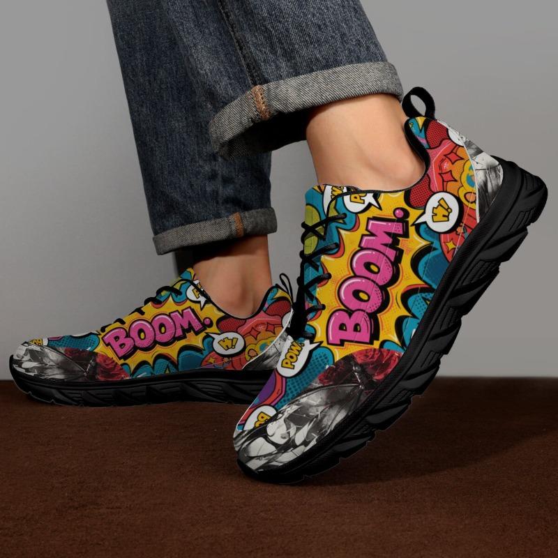 YRZL Mens Non Slip Athletic Shoes Training Running Sneakers Lightweight Comfortable Sports Shoes Breathable Walking Shoes Casual