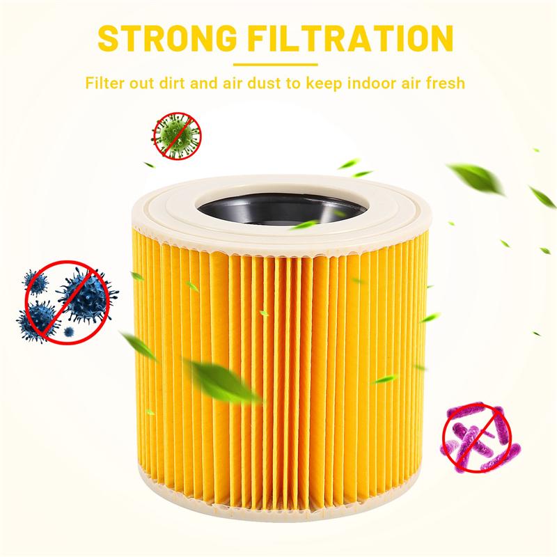 Top Deals Replacement Air Dust Filters Bags For Karcher Vacuum Cleaners Parts Cartridge Hepa Filter Wd2 Wd3 Mv2 Mv3
