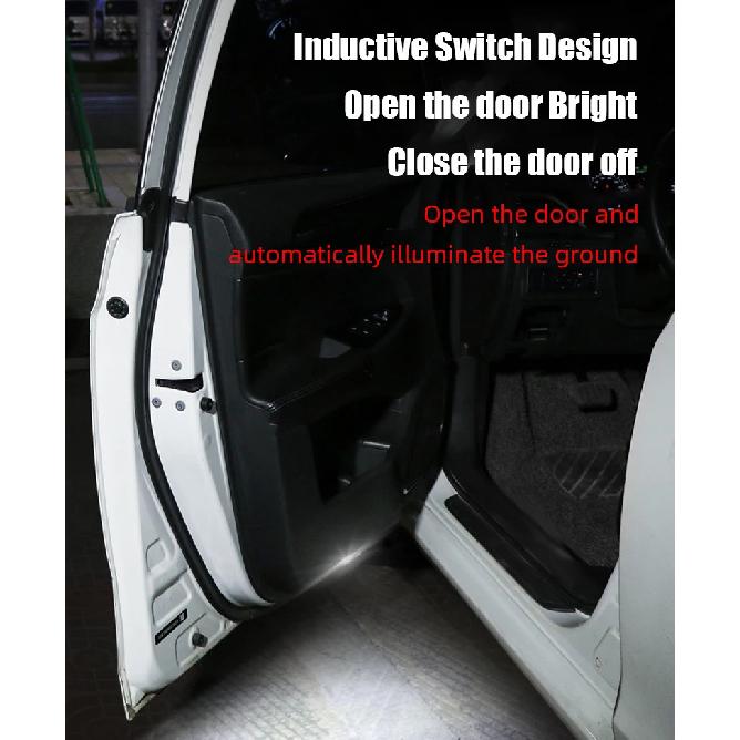 Car Led Welcome Light Magnetic Control USB Charging Auto Open Door Safe Anti-collision Signal Lamp
