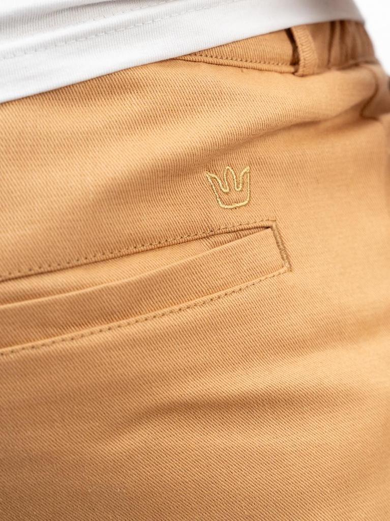 Men's Light Brown Chino Trousers Jigga Wear Chino M