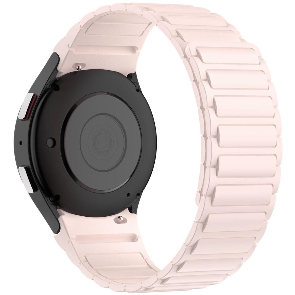 No Gaps Soft Silicone Magnetic Strap for Samsung Galaxy Watch 8 Classic 46mm Sport Band for Galaxy 7/6/5/4 40mm 44mm 45mm 47mm 43mm Curved End Strap