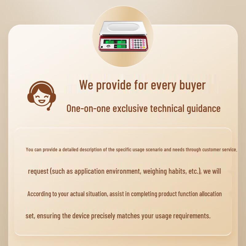 KAMMOY Commercial Digital Price Computing Scale 30kg (CN version)