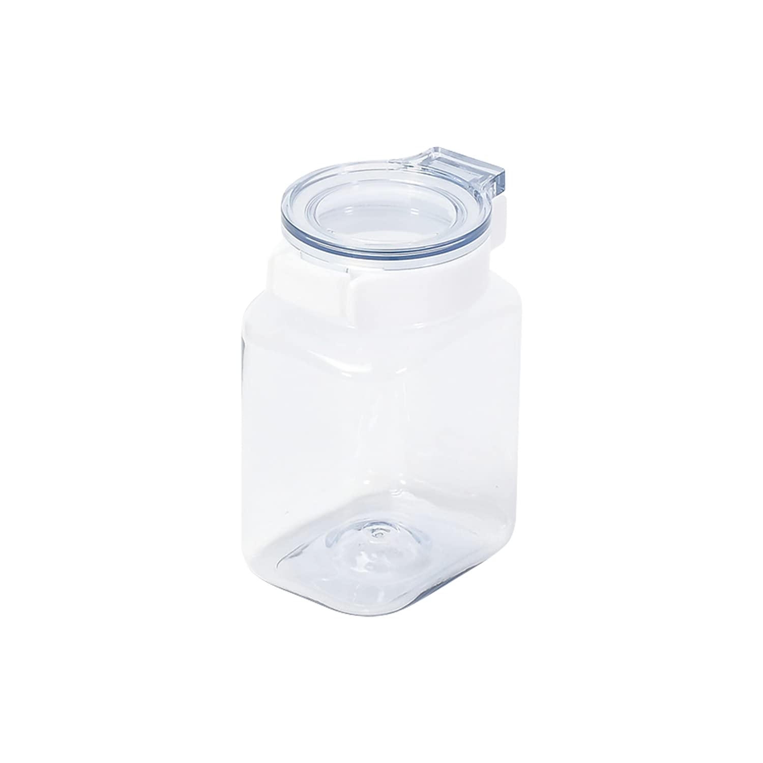 

Pearl Metal Storage Container Canister 500ml Made in Japan Contents can be seen from above One-push One-touch HB-6789