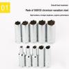 Persian 1/4" Socket Head 4-13mm Ratchet Wrench 6.3mm Hex Deep Socket