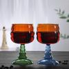 Wine Glass Hot and Cold Resistant Glass Stained Glass Goblet Coffee Cup Teacup Beer Cup
