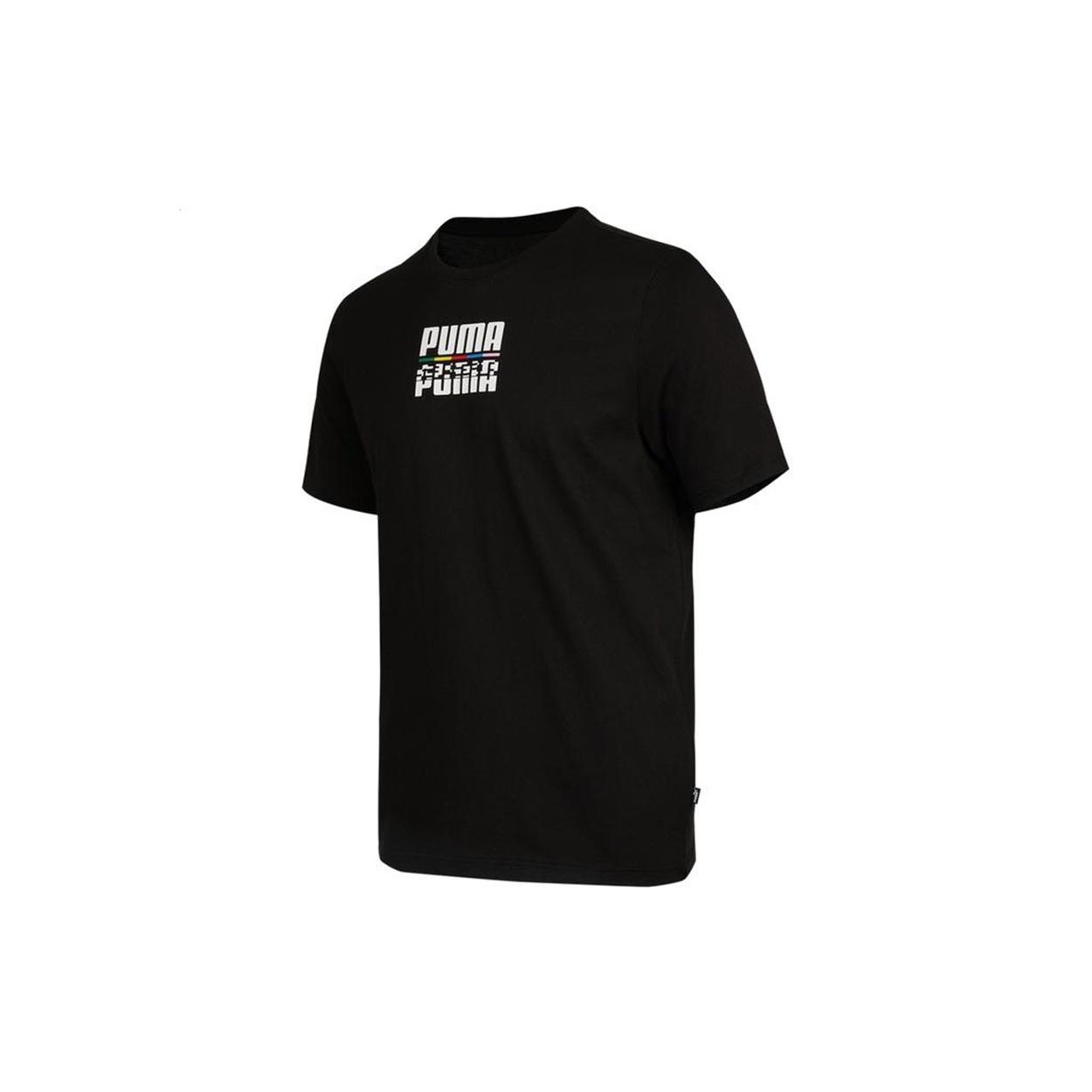 PUMA Core International T-Shirt Black Men s 855977-01 M