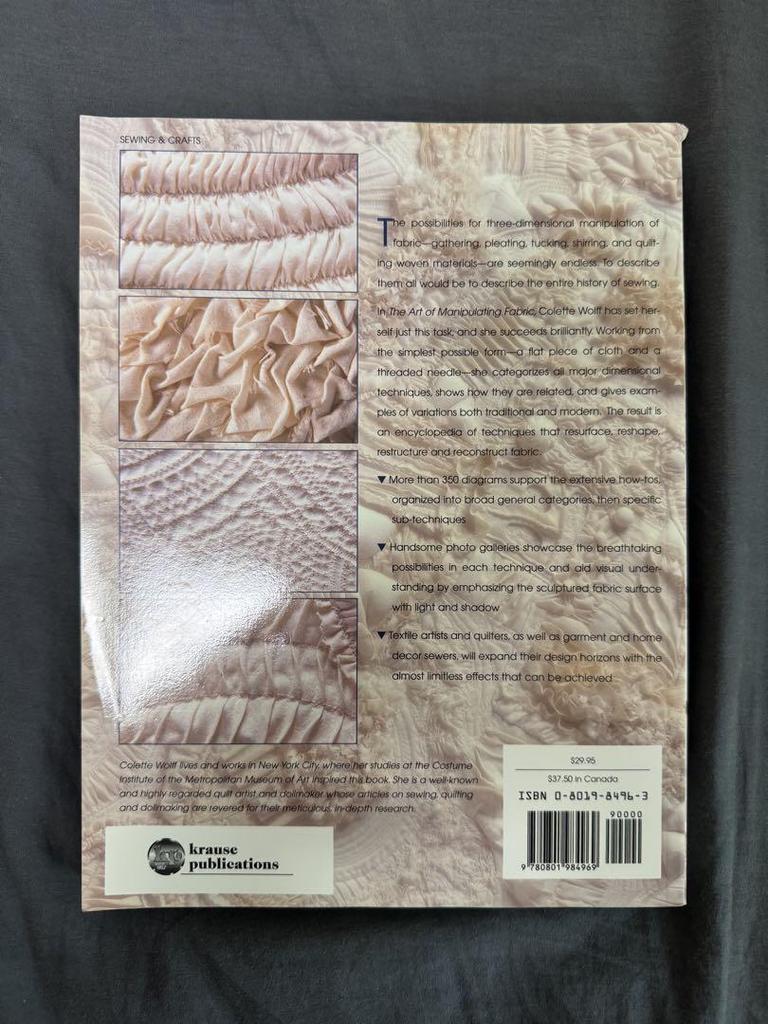 [USED] The Art of Manipulating Fabric Books Sewing Crafts