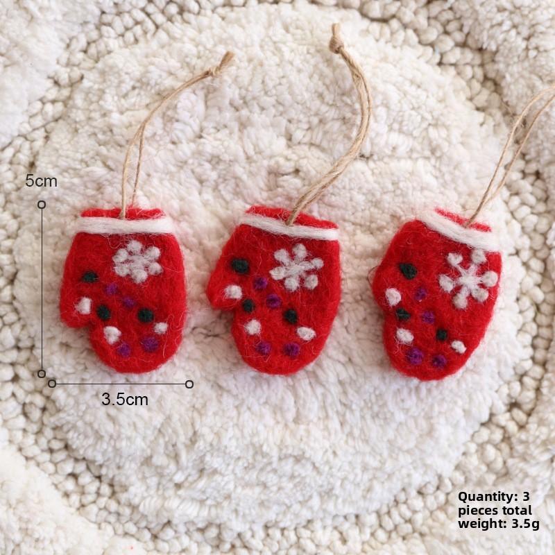 Felt Christmas Decorations With Cartoon Style For Festive Tree