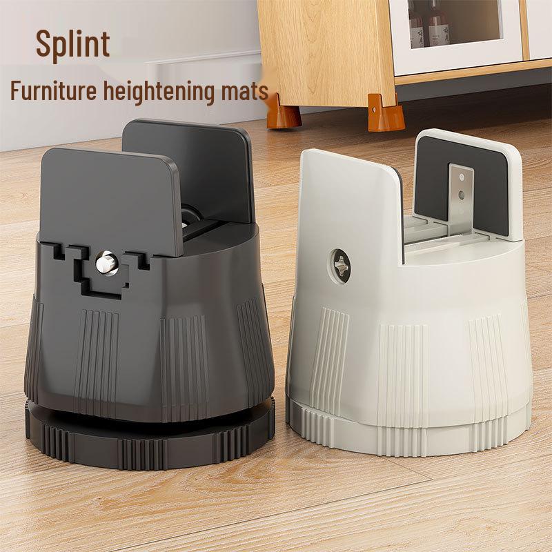 Adjustable Furniture Leg Pads for Height Elevation: Bed, Sofa, Coffee Table Supports