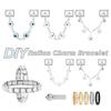 Fashion Butterfly Heart Devil Eyes Daisy Tassel Chain Italian Charm Links Fit 9MM Bracelet Stainless Steel Women DIY Making Gift