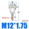 Thin Cylinder SDA/ACQ/CQ2B Pneumatic Accessories Y-shaped Connector External Thread Connector