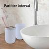 1Set Luxurious Bathroom Accessory Set Complete with Mouthwash Cup Soap Holder Liquid Soap Dispenser Toothbrush Holder