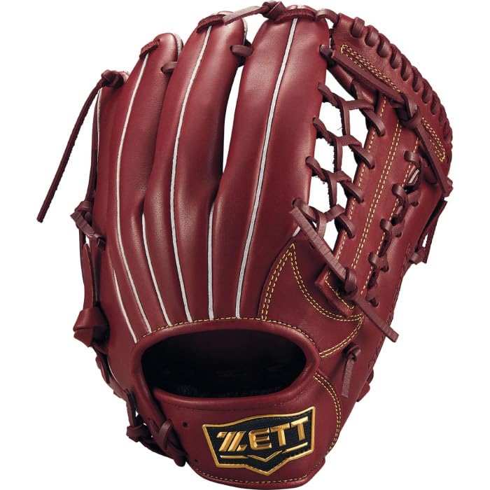 

ZETT Soft Steer Baseball Bordeaux Brown Size 5 All-Around Glove, (4000), (BRGB35530F)