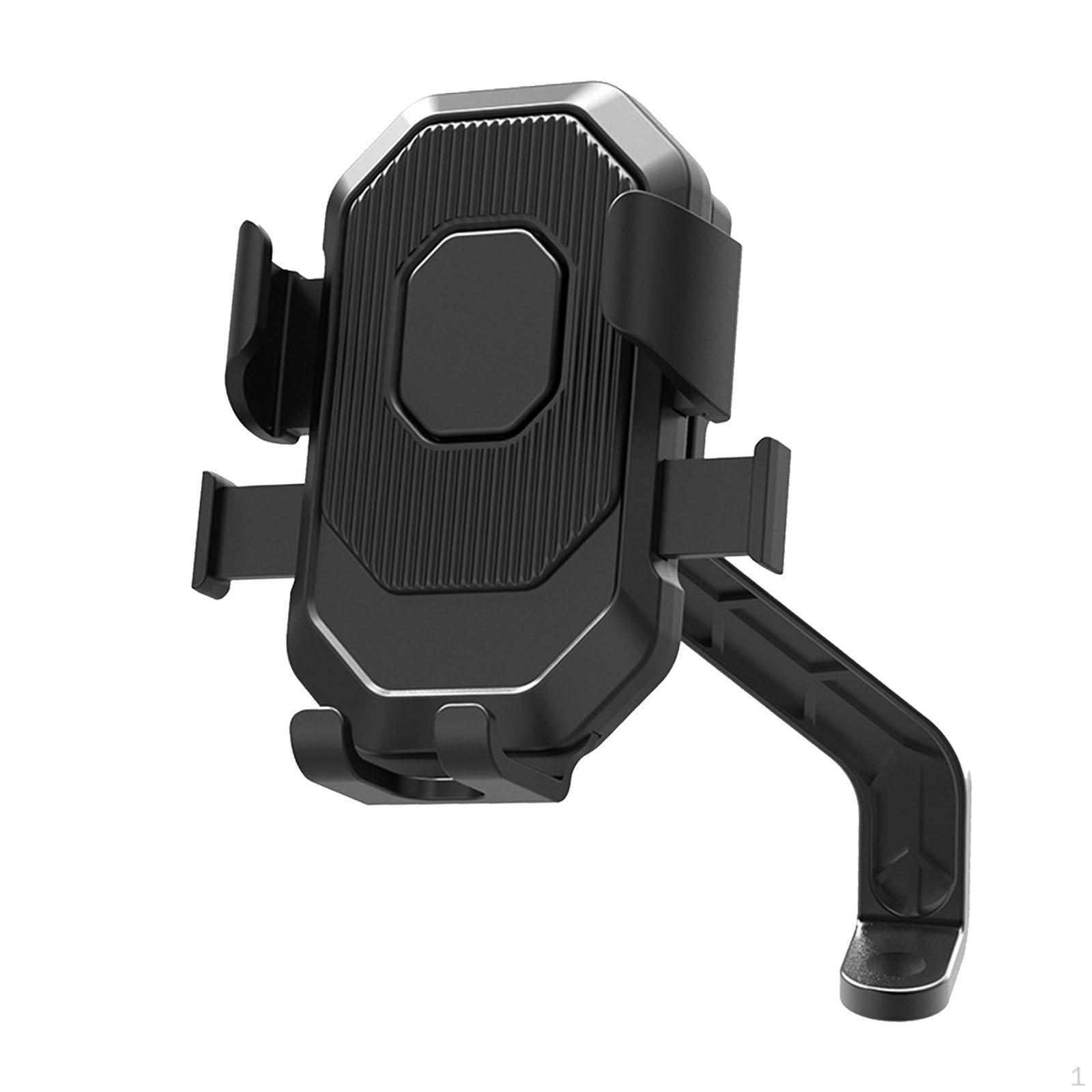 

Мотоциклетный держатель для мобильного телефона с защитой от встряхивания, простая установка, вращение на 360 ° Rearview Mount