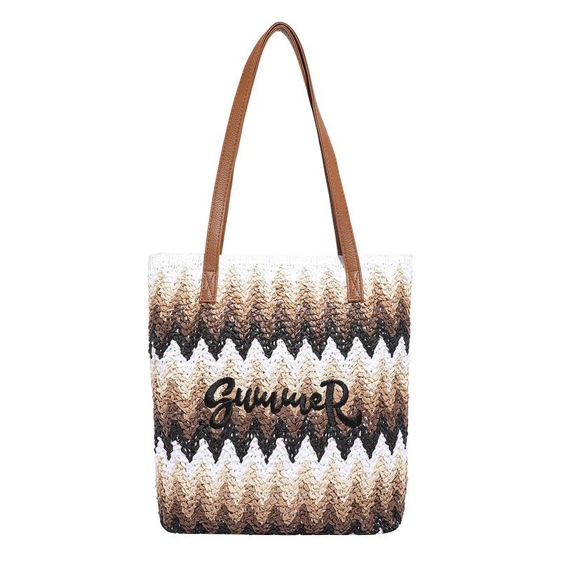 Large Capacity Women's Bag -Korean Version of the Soft and Durable Casual Fashion Chic Chic Senior Sense of High Value Shoulder Handbag