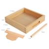 Wooden Learning Sandbox For Kids Educational Play And Artistic Creativity