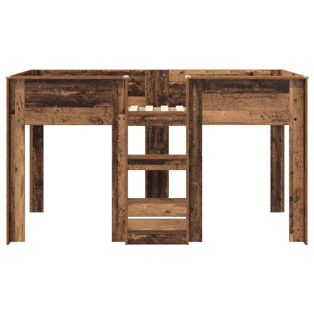 Kids Bunk Bed in Reclaimed Wood Style 80 x 200 cm Engineered Wood