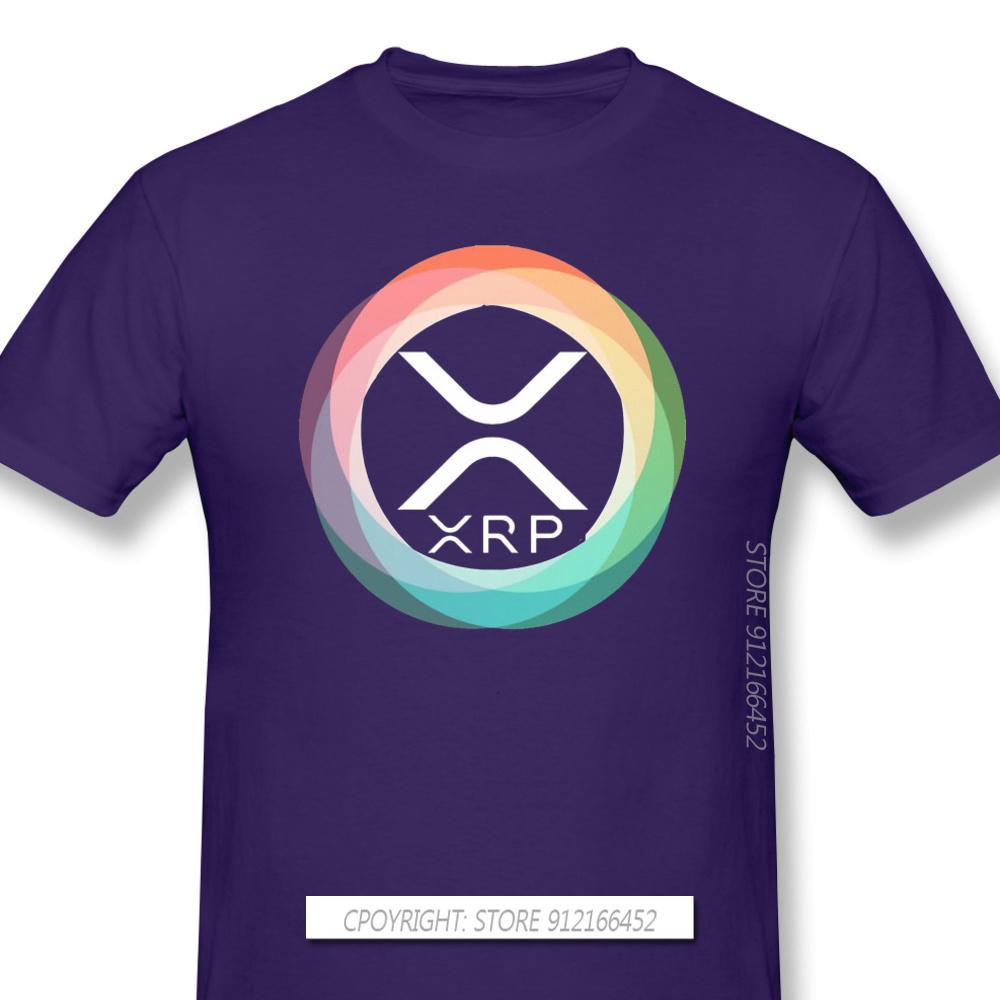 Xrp Ripple Coin Cryptocurrency 2021 Popular New Arrival Tshirt Interledger Unique Design Oneck Cotton For Unisex Shirt For Adult