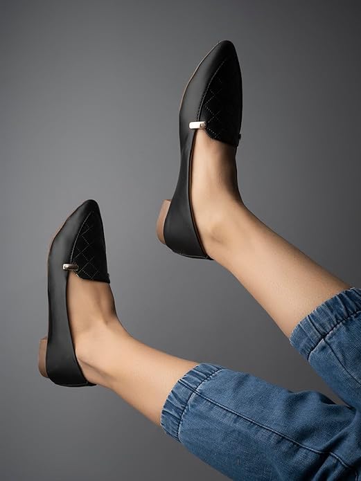 Shoetopia Women Pull On Ballet Flat Bow Detailed Flats for Women & Girls |Party, Ethnic | Comfortable