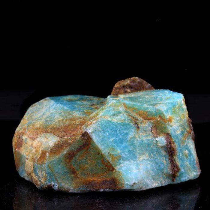 Pierres et Minéraux. Amazonite. 263.5 ct. Konso, Ethiopie.