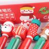 36pcs Christmas Neutral Pen, Press Pen, Holiday Gift Pen, Student Practice Pen, Cartoon Design Pen, Black Signature Pen