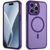 Apple 13 Pro Max Magnetic Magsafe Semi-transparent Frosted Skin-feel Phone Case