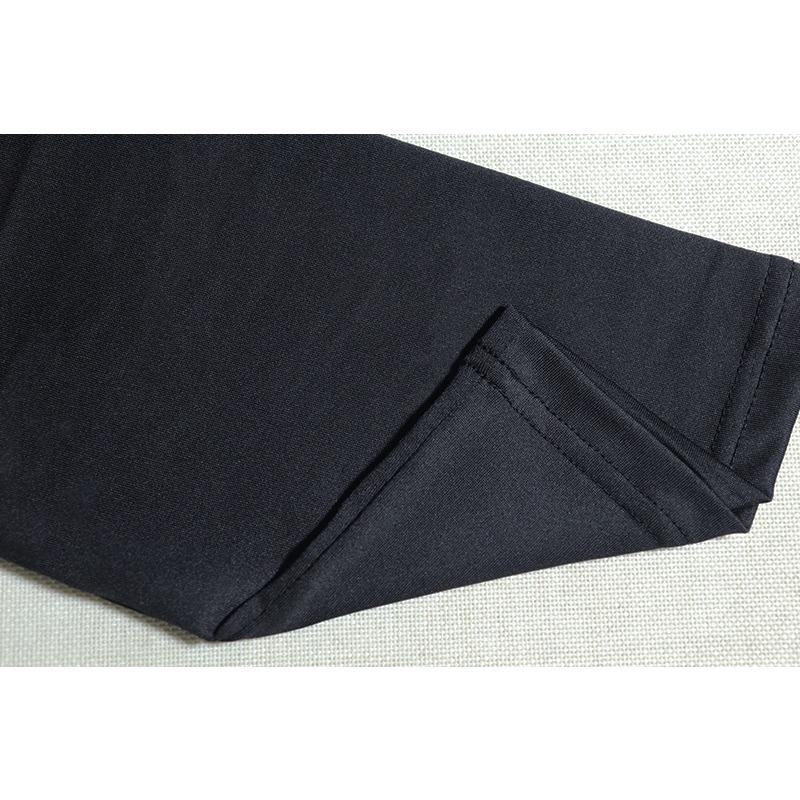 Women's Tight Crew Neck Dress Solid Color Single Sleeve Kinky Skirt Street Hipster Pullover Irregular Dress