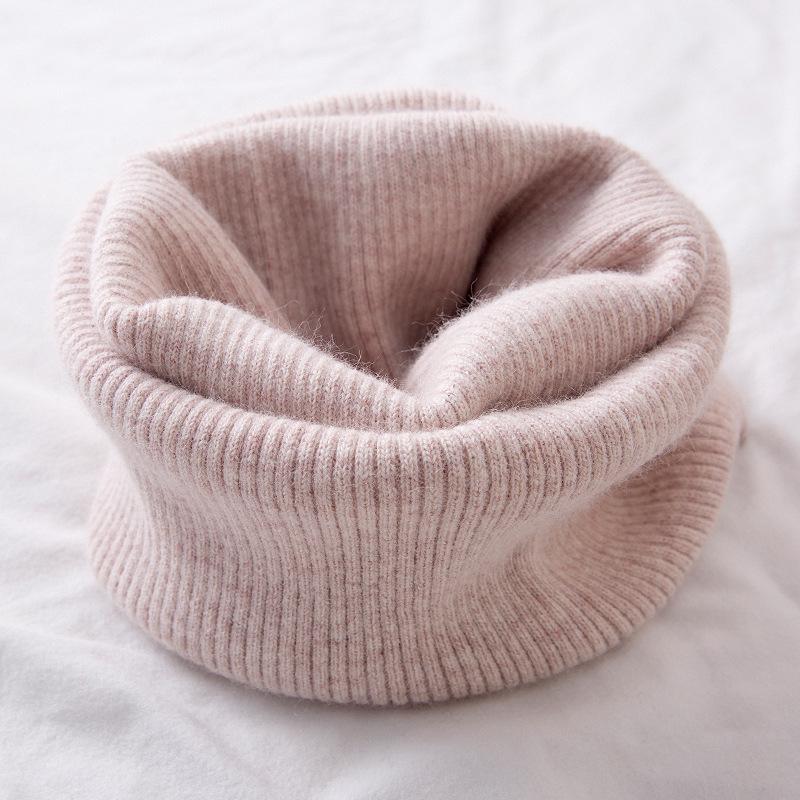 Unisex Winter Cashmere Snood: Windproof Scarf, Neck Warmer, and Mock Turtleneck for Cycling and Cold Weather Protection.