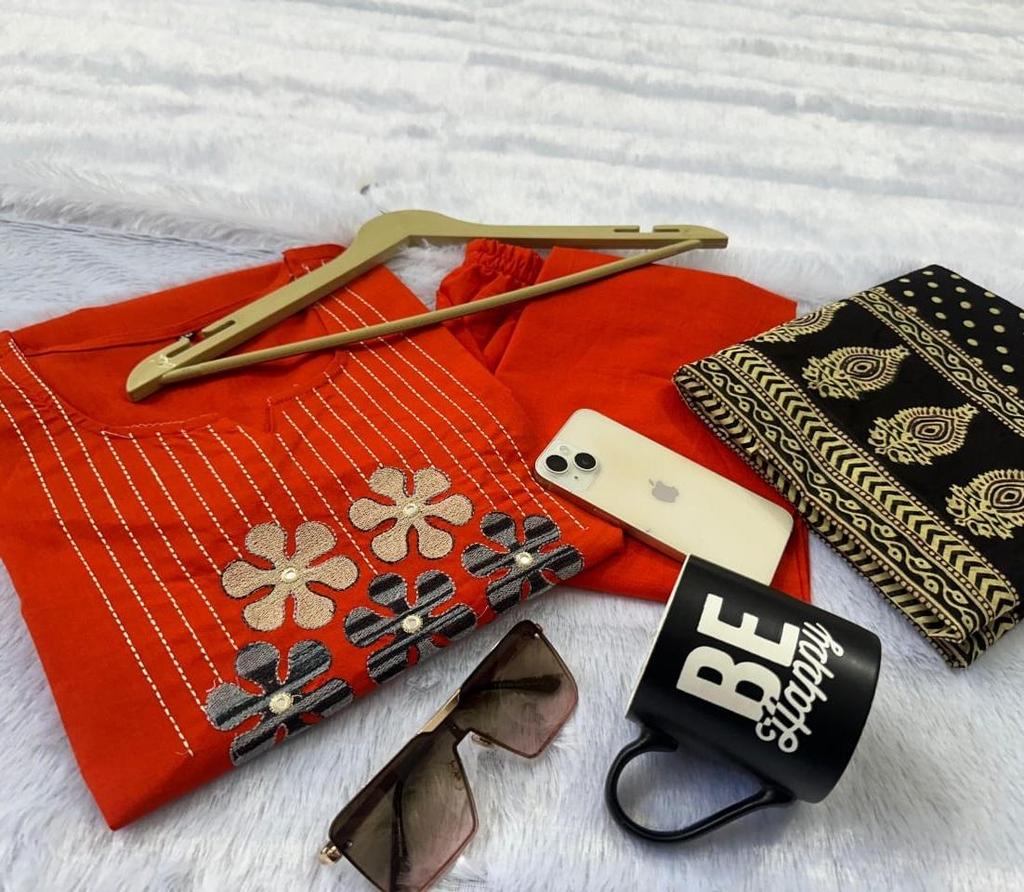 Indian Women Designer Kurta Pant Dupatta Set Indian Bollywood Top Tunic Kurti Salwar Suit