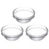 Alcolock Unpilable Glass Bowls, 6cm, Set of 3, Microwave and Dishwasher Safe, Product Code: 25694
