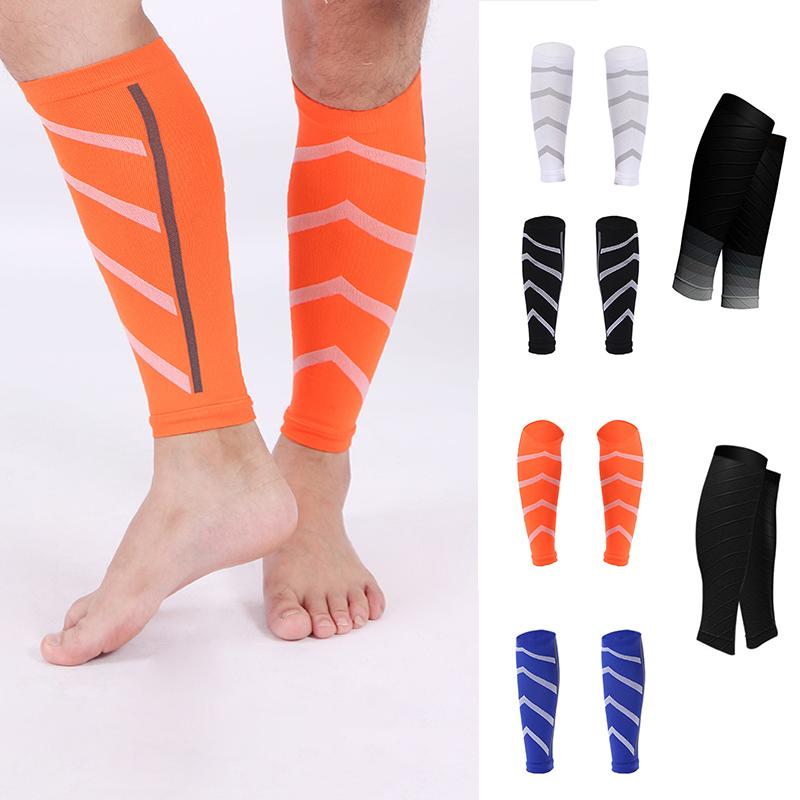 1Pair Shin Compression Sleeves Professional Running Cycling Shin Guard Lightweight Breathable Basketball Sports Leg Sleeves