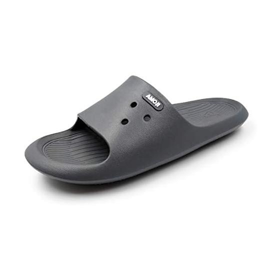 [Amoji] Shower Sandals, Slide Sandals, Slippers, Quiet, Lightweight SS6818