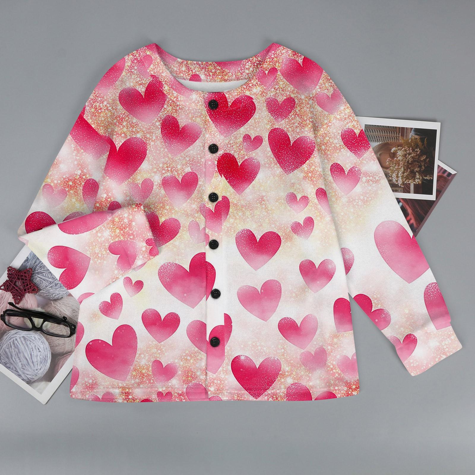 

Женское модное теплое трикотажное пальто с длинным рукавом и принтом M киноварь