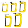 Professional Grade Woodworking G Clamps Offers Strong Clamping Force Ideal for Furniture Making and Model Assembly