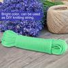 20m Nylon Rope Lines Cord Clothesline Garden Camping Outdoors (Green)