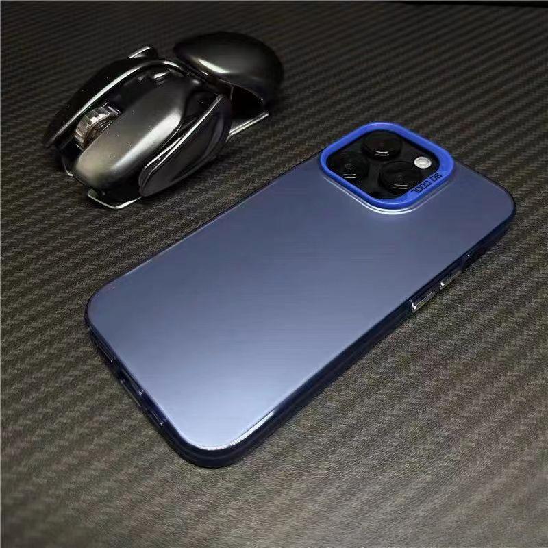 

Подходит для чехла для мобильного телефона Apple 15 IPhone 14 Promax Гальванизированная рамка для объектива 13/12/11 Индивидуальность Двухслойный цвет Серебристый Apple 15