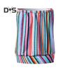2 buc/Set Set Costum de Baie Femei Bandeau Fără Mâneci Imprimeu în Dungi Topuri de Înot Pantaloni de Baie cu Talie Înaltă Set Articole de Plajă