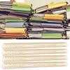 100Pcs Spiral Binding Coil 170 Sheet Capacity Spine Comb 19mm Diameter 48 Teeth 4:1 Pitch Set Kit for