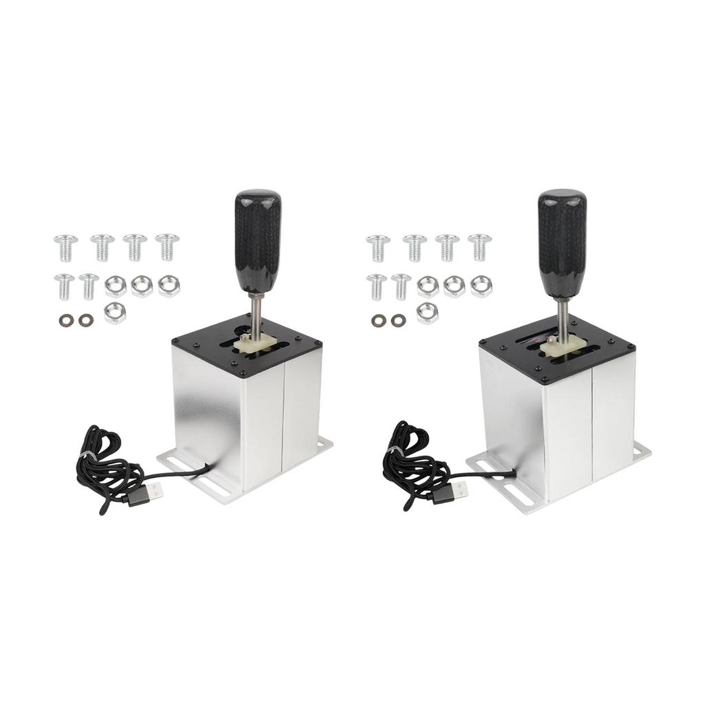 USB Simulator Shifter Aluminum Alloy H Gear Shifter Game Accessory High Performance for PC G29 G27 G920 T300RS