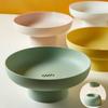 Fruit Bowl Round Drain Fruit Basket Contemporary Kitchen Counter Dining Table Center Decor Home Decor Containers