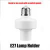 Smart Bluetooth & 433MHz E27 Bulb Lights with Remote Control RF Lamp Holder TUYA Wireless Wall Light Switch AC 220V Lamp Socket
