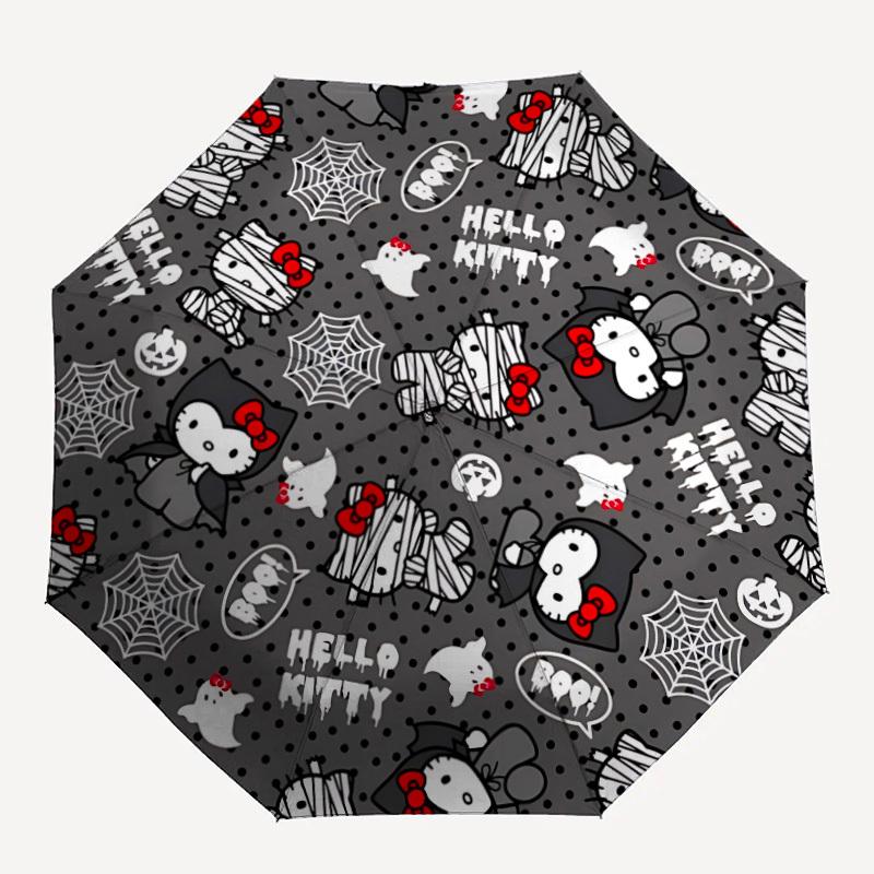 

1pc Hello Kitty Auto Umbrella 8-Bone Design Compact Gear for Outdoor Travel, Perfect Helloween Chrismas Gift for Friends or Family y250829171
